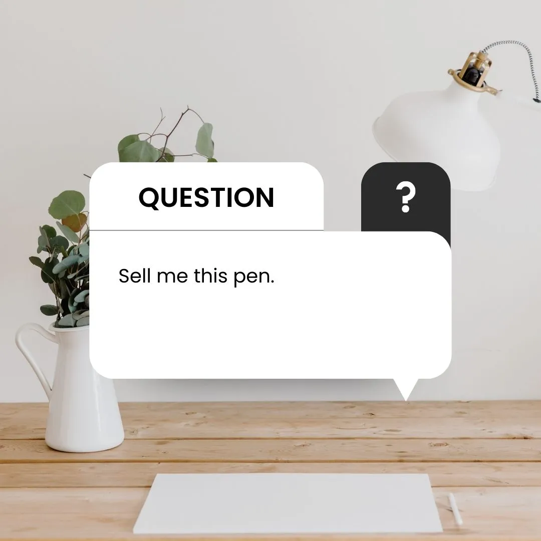 Sell me this pen/best answer to sell me this pen