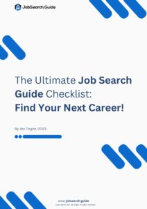 Job Seeker Using Job Search Guide Checklist